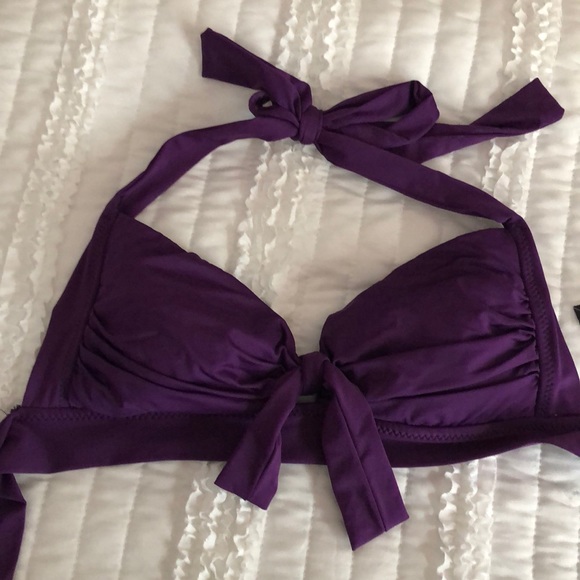 New purple bathing suit top - Picture 1 of 3